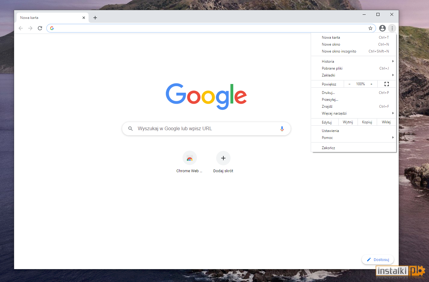 Okladka Google Chrome Portable
